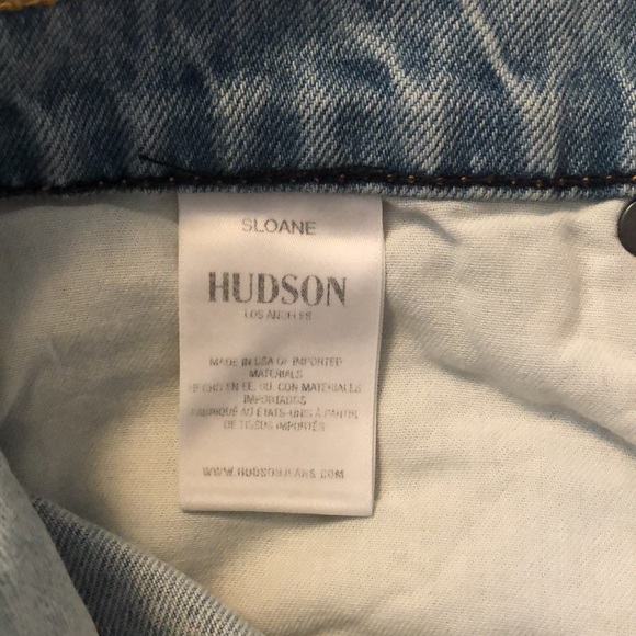 NWT Hudson Sloane jeans with pastel bleach 28 - Picture 12 of 12